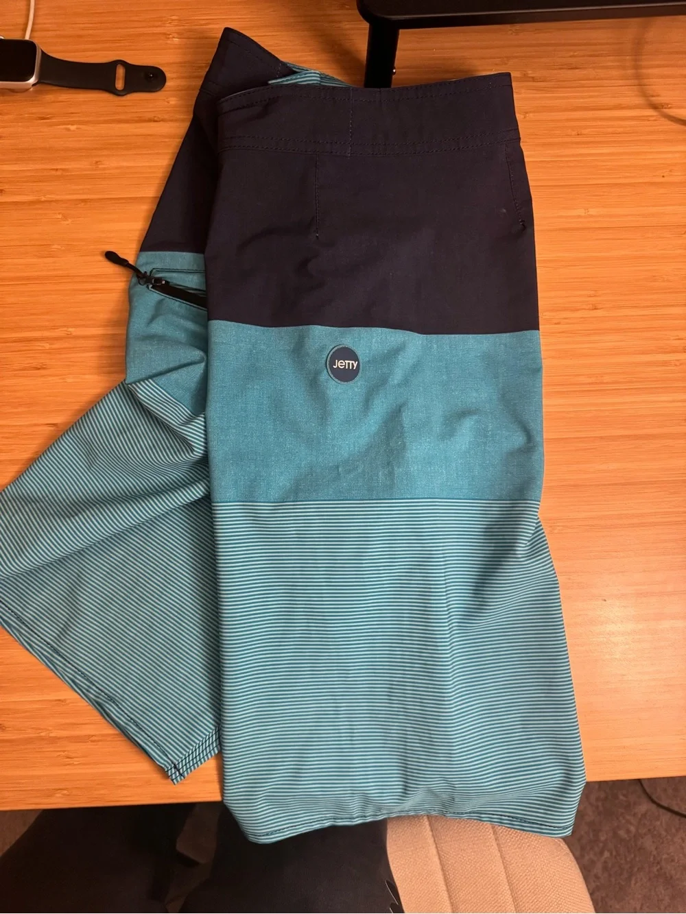 Jetty Men's Teal and Navy BoardShorts Sz 32